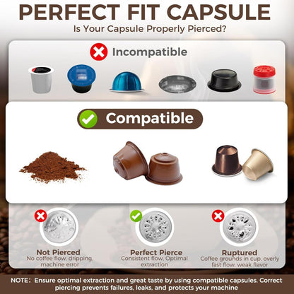 Cafetera Portátil 3 en 1 – Espresso Profesional  Recargable y Compatible con Cápsulas